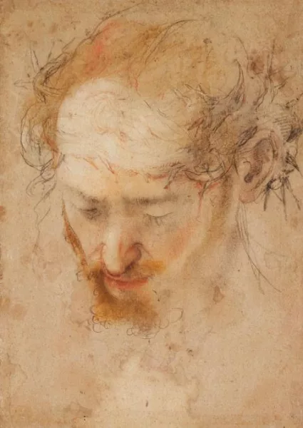 Federico Barocci — Haupt Christi mit Dornenkrone