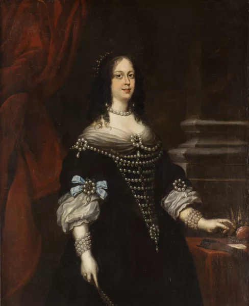 Justus Sustermans — Portrait de Vittoria della Rovere, grande duchesse de Toscane, épouse de Ferdinand II de Médicis