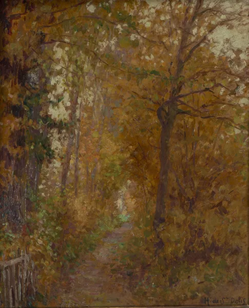 Henri de Saint-Delis — Chemin dans une forêt