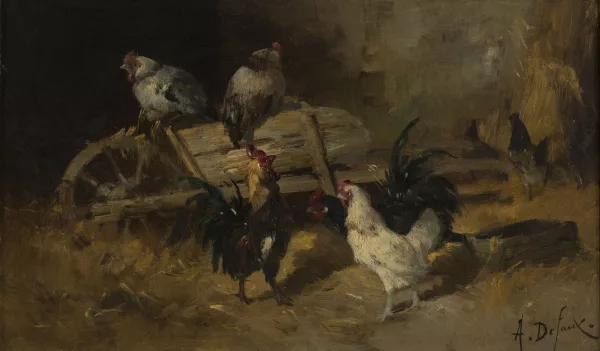 Alexandre Defaux — Au poulailler,
