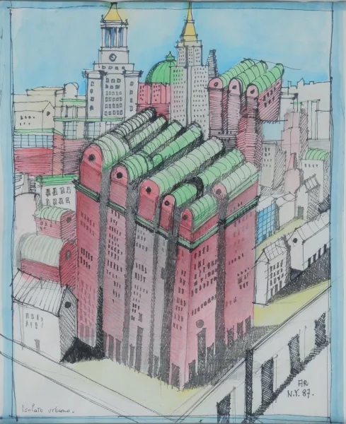 Aldo Rossi — Isolato urbano, 1988