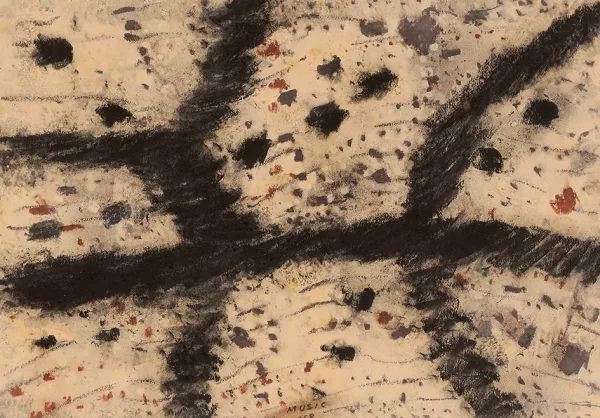 Zoran Mušič — Paysage dalmate, 1958