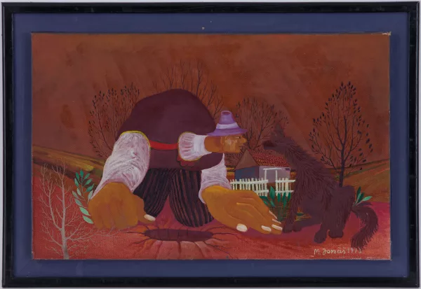 Martin Jonas — Paysan et chien