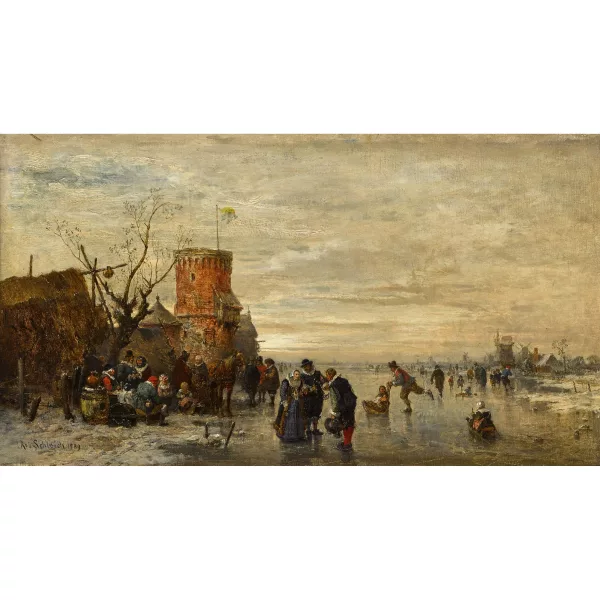 Robert Schleich — Winterliches Eisvergnügen.