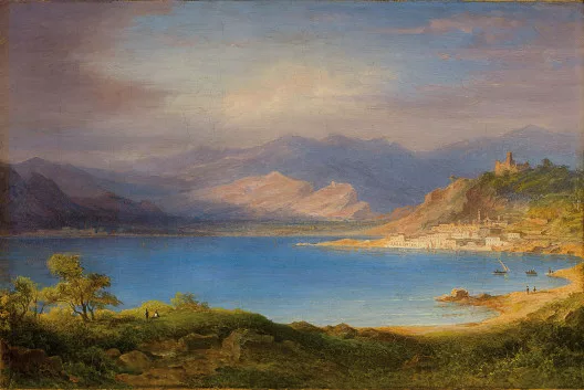 Carl Morgenstern — Südländische Seelandschaft
