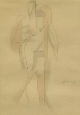 Alexander Archipenko — Standing figure, 1916