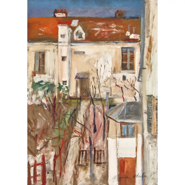 Maurice Utrillo — Haus in Montmartre.