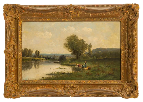Charles-François Daubigny — Le lavandaie,