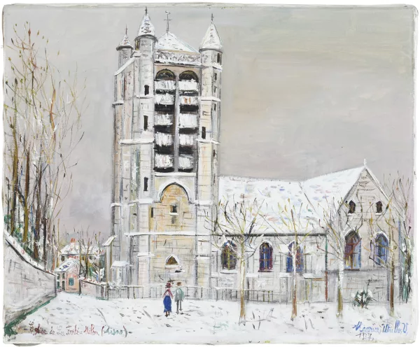 Maurice Utrillo — Eglise de La Ferté Milon (Aisne)