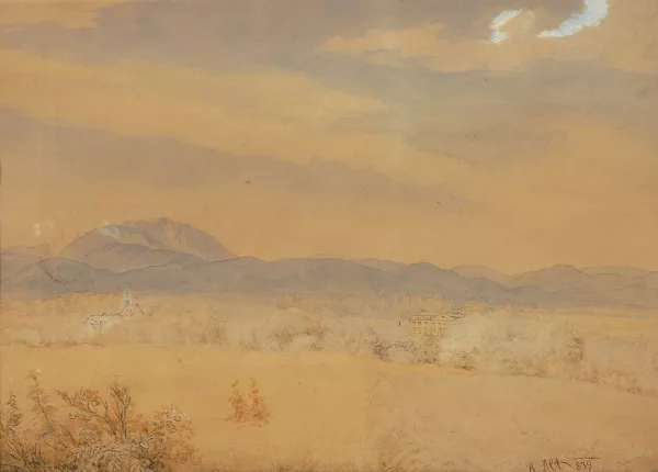 Rudolf von Alt — Étude de paysage