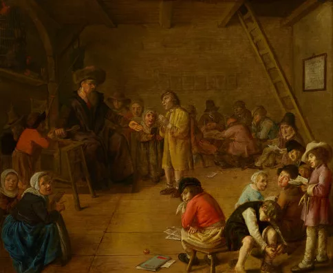 Jan Miense Molenaer — Die Schulstube