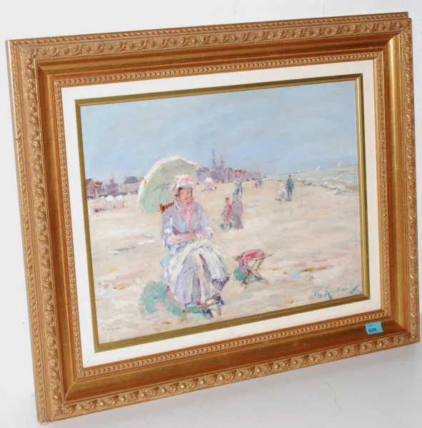 Albert Rigaux — Strandszene