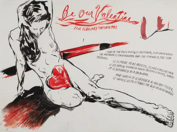 Raymond Pettibon — No Title (Be our Valentine), 2008
