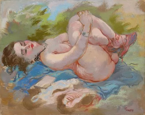 George Grosz — Nu féminin