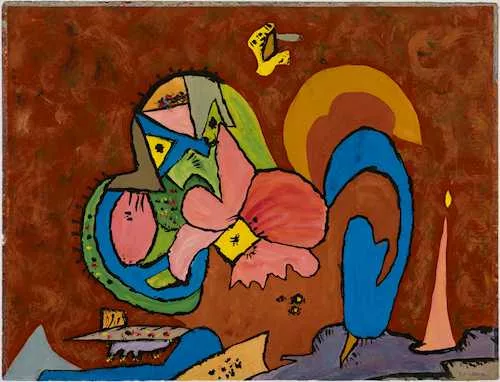 Gaston Chaissac — Composition à la bougie. 1951.