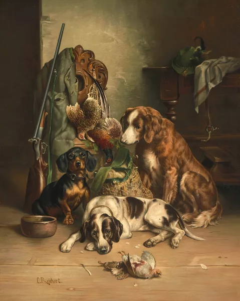 Carl Reichert — Bewachte Jagdbeute