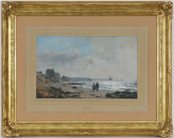 Eugène Boudin — Un rivage normand