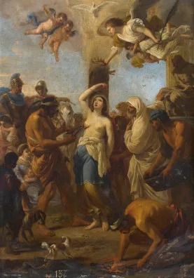 Jan Miel — Das Martyrium der Heiligen Agatha, 1649