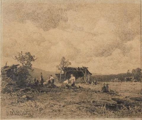 Josef Willroider — Abend über dem Moor