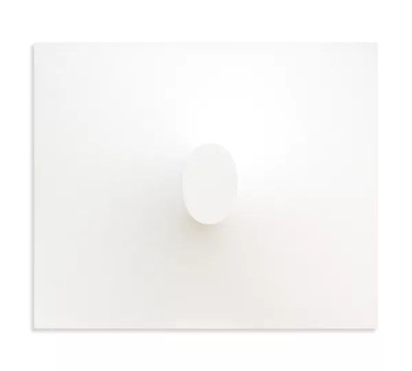Turi Simeti — Un ovale blanc, 1967