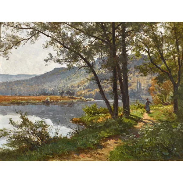 Émile Isenbart — Bord de rivière.