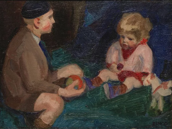 Jules-Émile Zingg — Enfant jouant