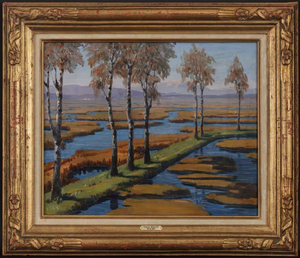 Vittorio Bonatti — Paysage d'Italie du nord,
