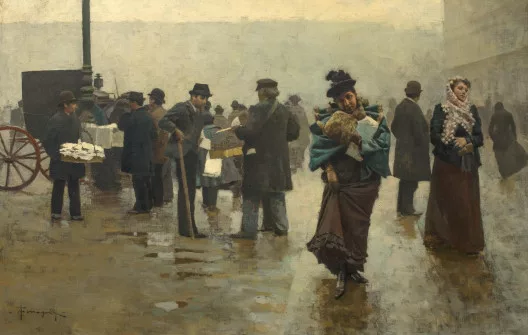 Arnaldo Ferraguti — Strassenszene