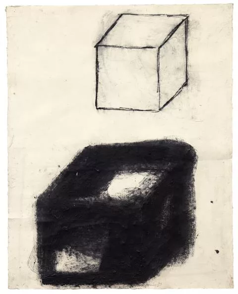 Giuseppe Spagnulo — Ohne Titel (Werkzeichnung "Antigone")