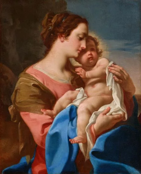 Corrado Giaquinto — Madone à l’Enfant