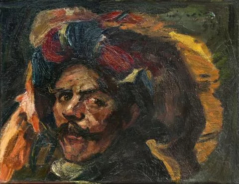 Lovis Corinth — Selbstporträt als Nürnberger Landsknecht