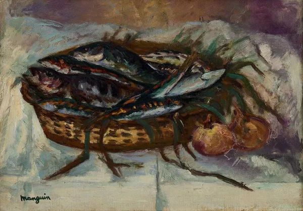 Henri Manguin — Corbeille de poissons