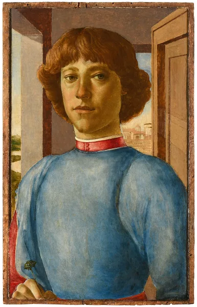 Sandro Botticelli — Dans le style de : portrait d’un jeune homme