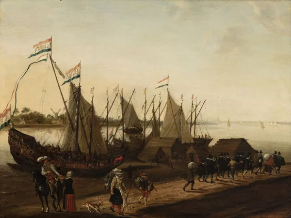 Adam Willaerts — "Départ des pères pèlerins",