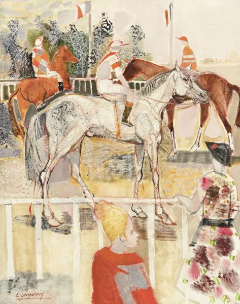 Claude Grosperrin — "Le pesage",