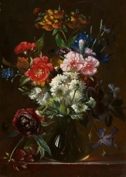 Arnoldus Bloemers — Still life with flowers