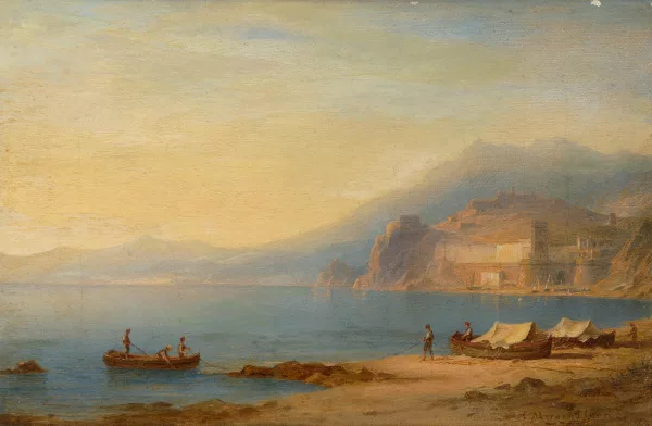 Carl Morgenstern — Ansicht von Porto Venere, La Spezia