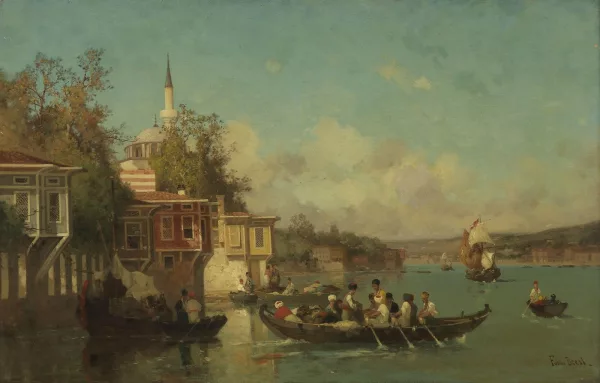 Fabius Brest — Embarcations sur le Bosphore