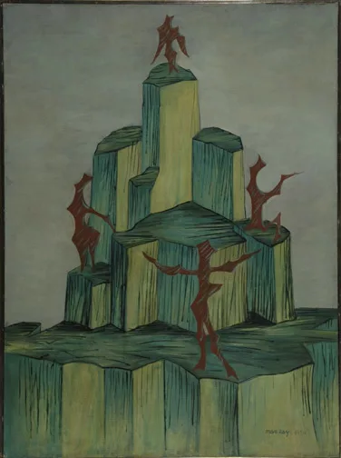 Man Ray — La montagne en verre, 1950