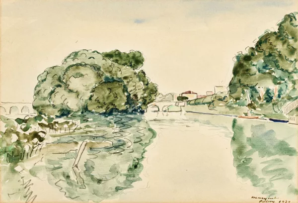 Albert Marquet — "La Seine à Poissy"