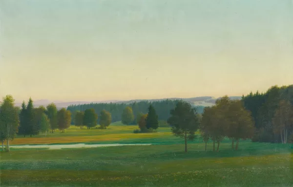 Georg Schrimpf — Landschaft bei Aibling