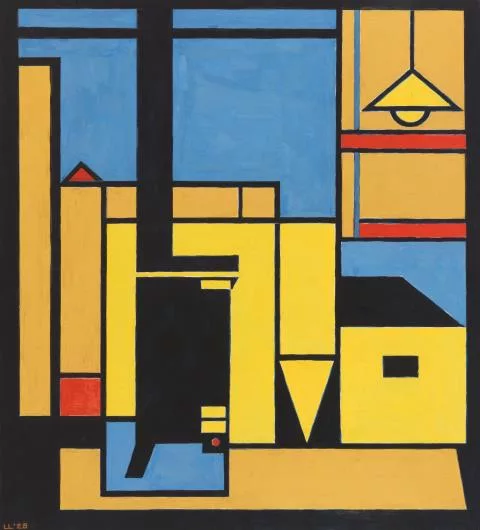 Lou Loeber — Ohne Titel (Lampe und Ofen)