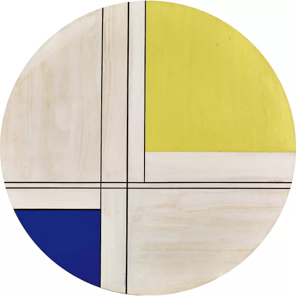 Ilya Bolotowsky — "Opposing Forces, Tondo".