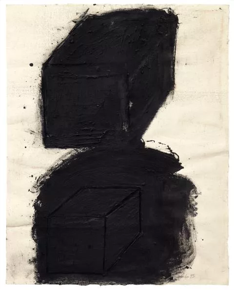 Giuseppe Spagnulo — Ohne Titel (Werkzeichnung "Antigone")