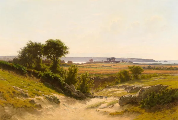 Henri Daudet — Sommerliche Landschaft in Nordfrankreich