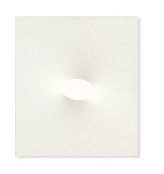 Turi Simeti — Un ovale blanc, 1984