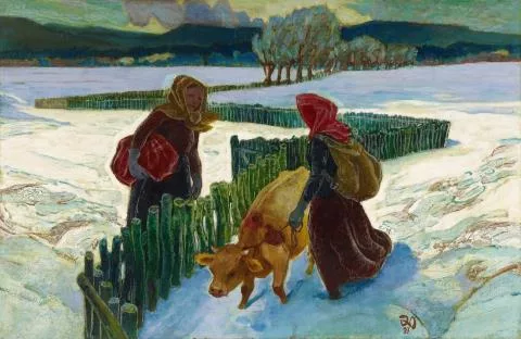 Gustav Wiethüchter — Im Winter