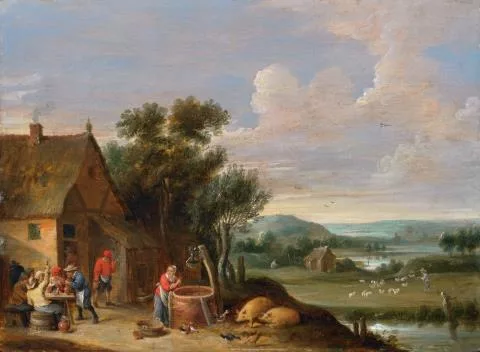 Thomas van Apshoven — Paysage avec une ferme