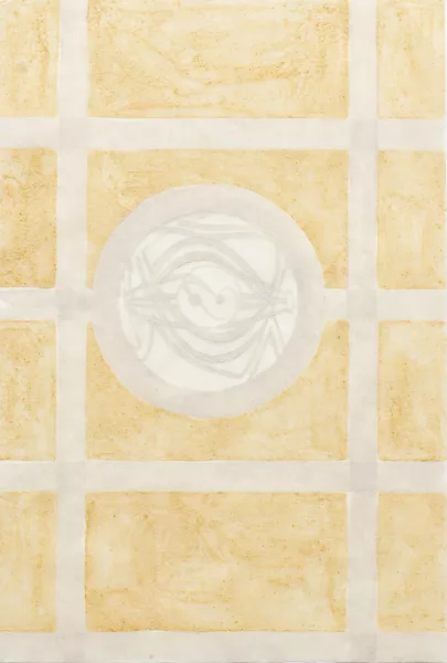 Domenico Bianchi — Domenico BIANCHI (1955), 'Sans titre jaune et beige'