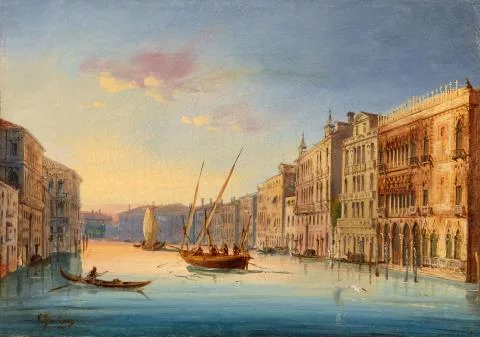 Carlo Grubacs — Ansicht des Canal Grande